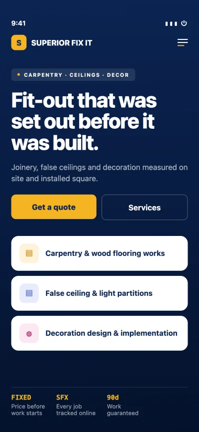 Superior Fix It — الجوال